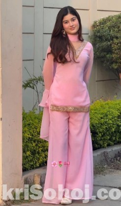 Georgette Sequence Three Piece  জর্জেট ফেব্রিক্সে সিকুয়েন্স